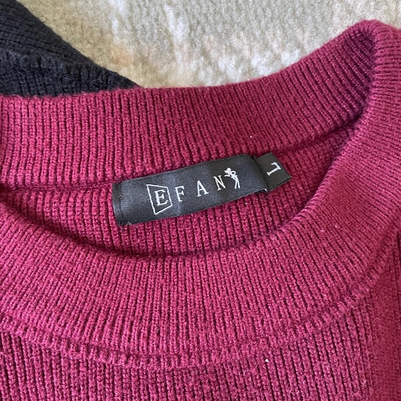 Bundle of 2 EFAN oversized sweaters L - Picture 2 of 6